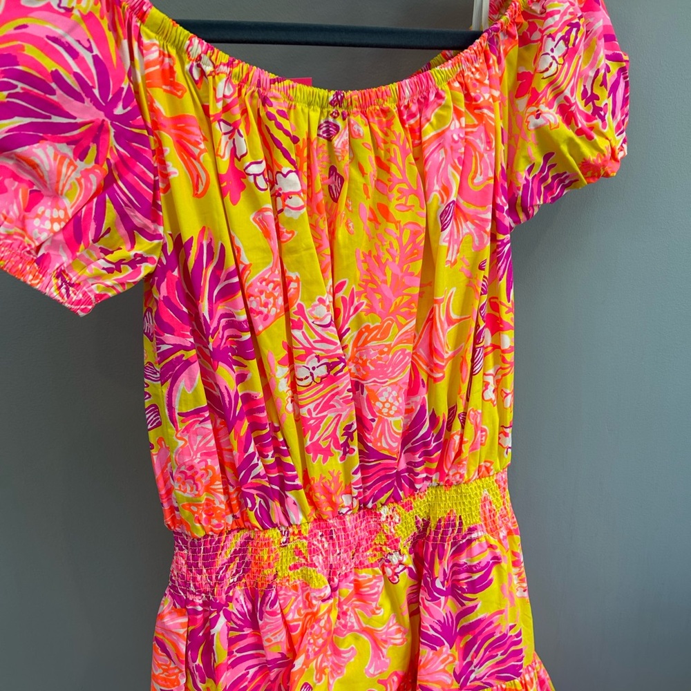 lilly pulitzer romper dress size small new
